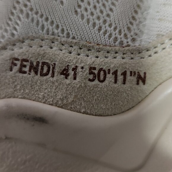 Fendi FFluid Sneakers Mid-Top High-Tech Jacquard - Picture 14 of 16